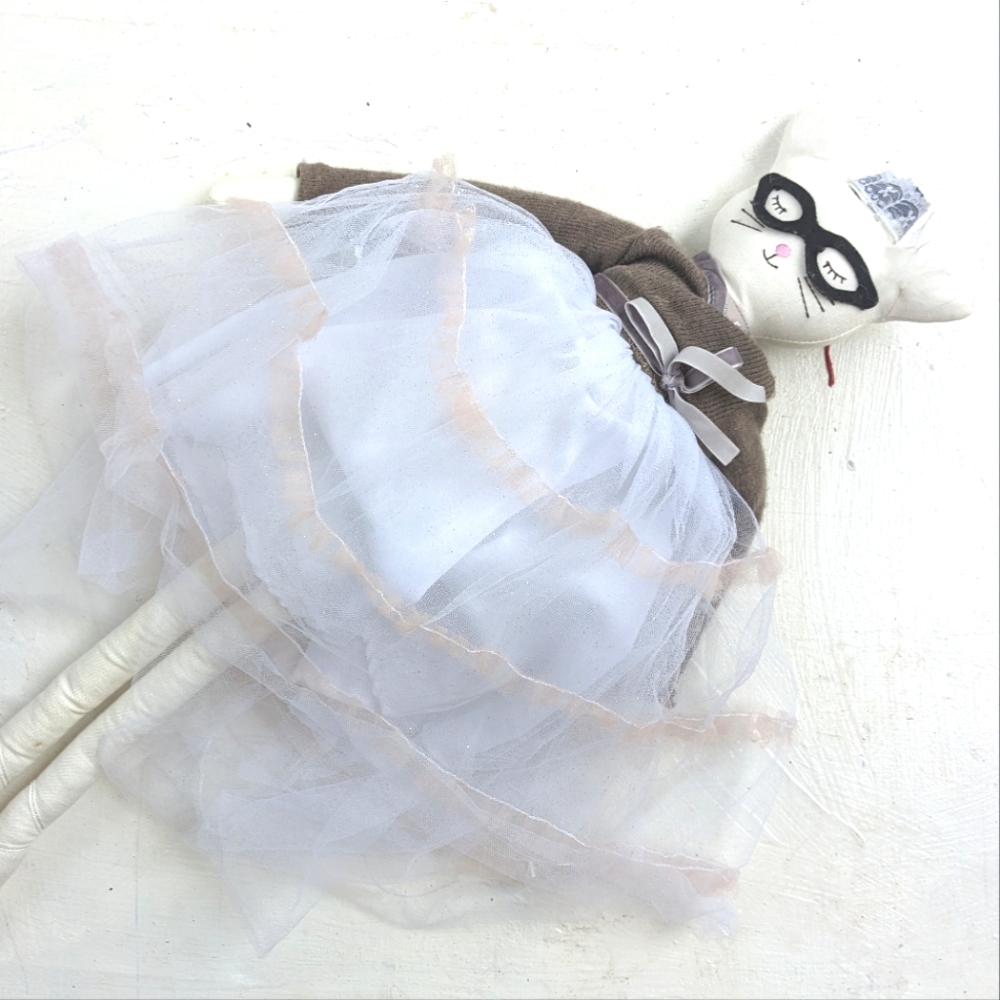 Pottery barn cat doll
